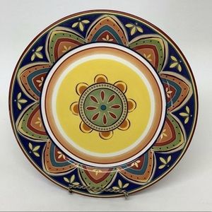 Pier 1 Mexicali Print Dinner Plate